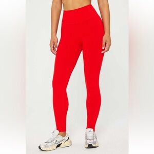 Fabletics Bold Scarlet Seamless Leggings